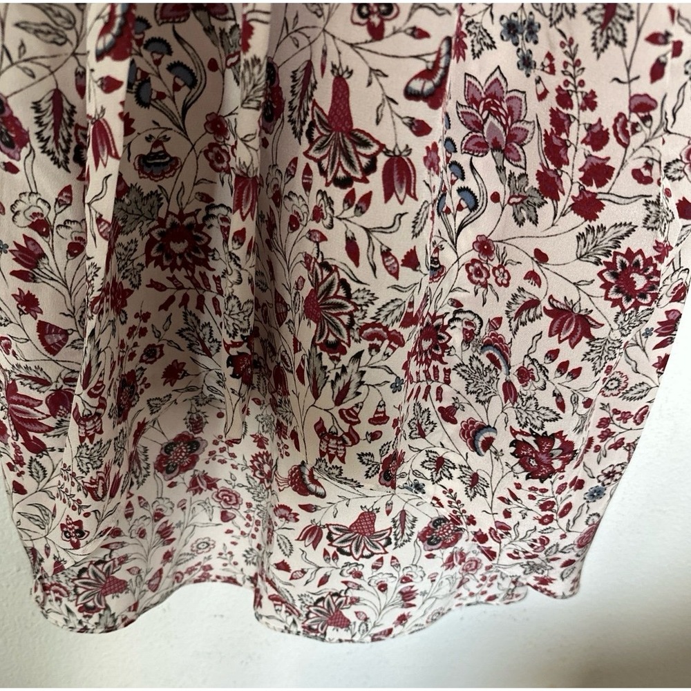 Isabel Marant Ginkinali Draped Floral-Print Silk Crepe De Chine Midi Skirt - Picture 7 of 10